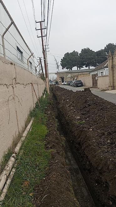 usta tikinti: Xəndək qazıntısı və yeraltı kommunikasiya çəkilişi xidməti - — 5