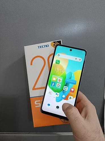 sony xperia z: Tecno Spark 20C, 128 GB, rəng - Ağ, İki sim kartlı — 3