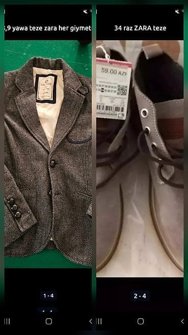 calvin klein balonka: Uşaq geyim və ayaqqabı dəsti - Brend: ZARA, Paul Mark, Burberry — 1