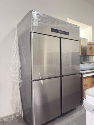 Soyuducu şkaf tipli 1) Dörd qapılı sənaye soyuducusu - Paslanmayan