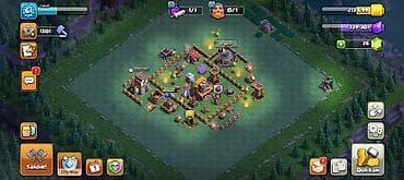 gullerin şekilleri: Clash of Clans hesabı – inkişaf etmiş əsas kənd və Tikinti Bazası — 1