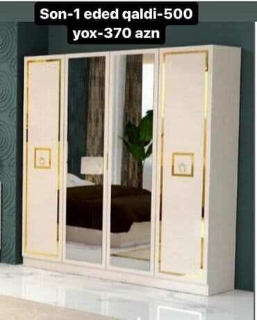 tek adamliq kravatlar: Düz dolab, Yataq otağı üçün, Paltar üçün, Açılan, Quraşdırıla bilən, 5 qapı — 2