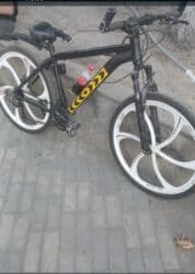 MTB tipli velosiped - Güclü alüminium gövdə, idman üslubunda qara