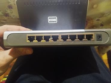 printer hp: D-Link 10/100 Fast Ethernet Switch - Portlar: 8x RJ-45 10/100 Mbps — 1