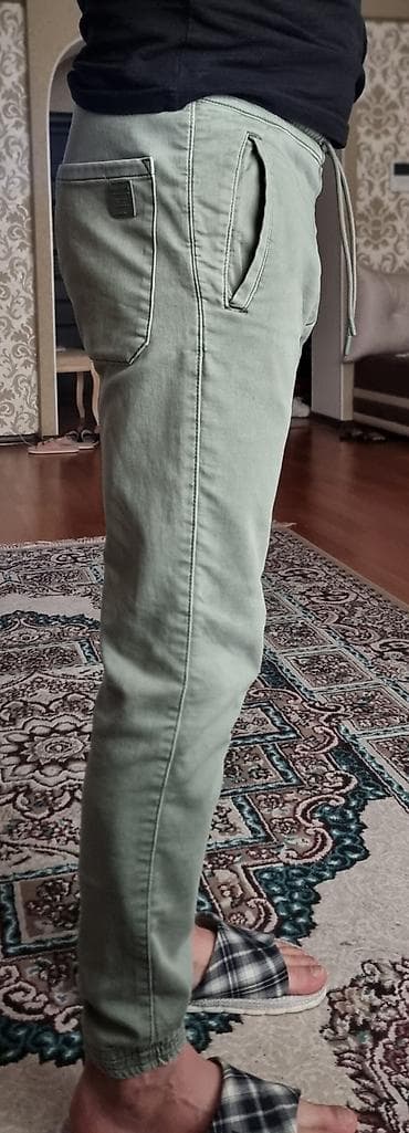 i̇dman kişi şortları: Cins şalvar, PULL&BEAR, S — 4