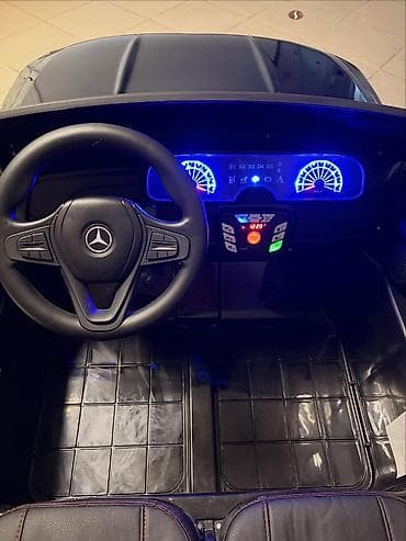 Детский мир: Uşaq üçün elektrikli minik avtomobili – premium dizayn - Korpus: qara — 3