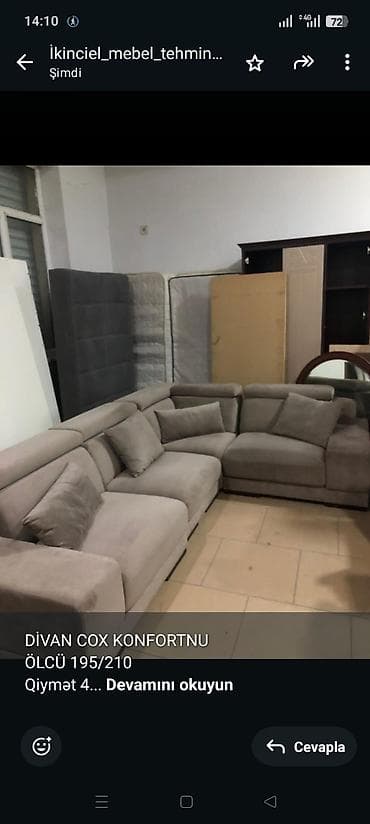 DİVAN COX KONFORTNU ÖLCÜ 195/210 Qiymət 450 azn son qiymət kurek