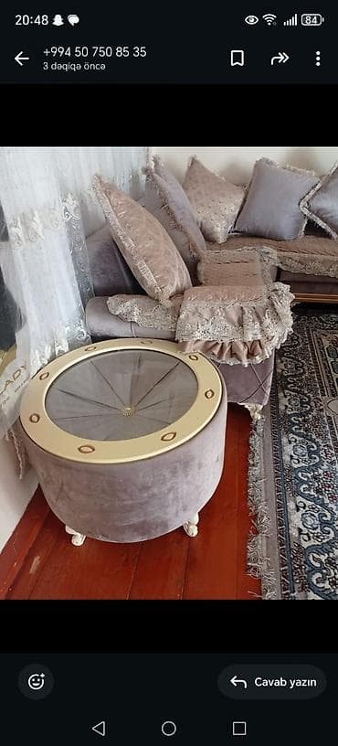 təzə divanlar: Künc divan, Qonaq otağı üçün, Açılmayan — 2