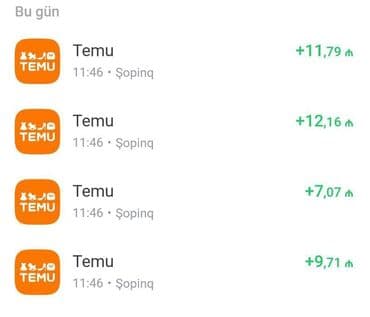 Организация мероприятий: Temu dan ödənişləri qaytarma usulü öyrədilir. kargo usulü dur. 1 — 4