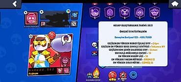 Video oyunlar və konsollar: Brawl Stars hesabı Id də 3200 kupa cr hesabıda var - Kupa yolu: 72 517 — 2