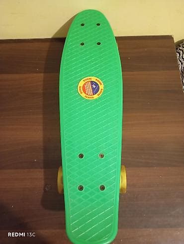 gitara barter: Işıqlı Penny Board (Skeytbord) – Çox az işlənib! Şəhər gəzintiləri və — 2