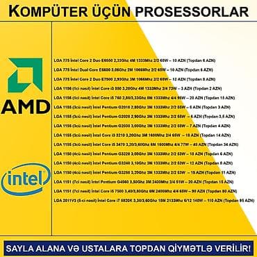 Elektron kitablar: Prosessorlar SAYLA ALANA VƏ USTALARA TOPDAN QİYMƏTLƏ VERİLİR! Notebook — 3