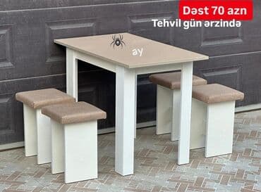 Mətbəx üçün, Yeni, 4 stul