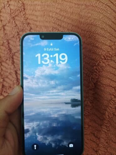 iphone 15 2 ci el: IPhone 14, 128 GB, Mavi, Barmaq izi, Face ID — 1