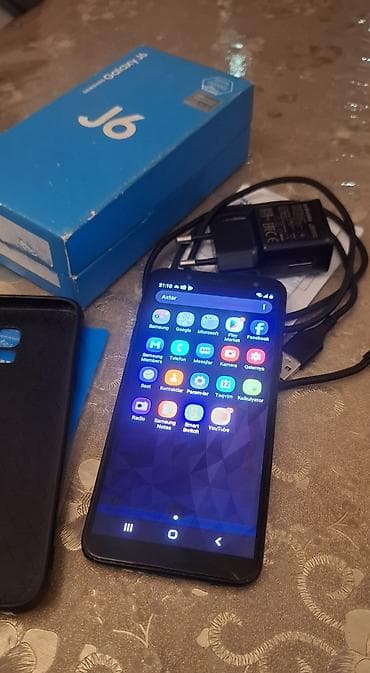 basovka qutusu: Samsung Galaxy J6, 32 GB, rəng - Qara, Sensor, Barmaq izi, İki sim kartlı — 5