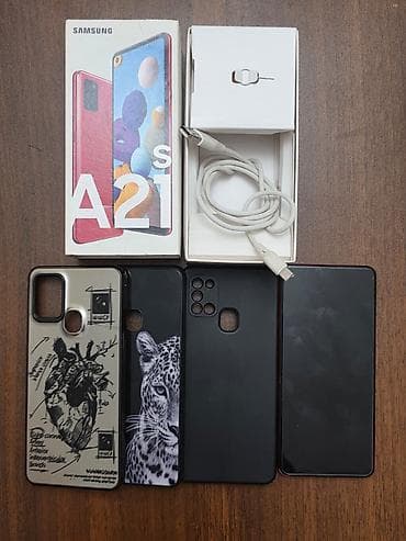 redmi niye 10: Samsung Galaxy A21S, 32 GB, rəng - Qırmızı, Barmaq izi — 9