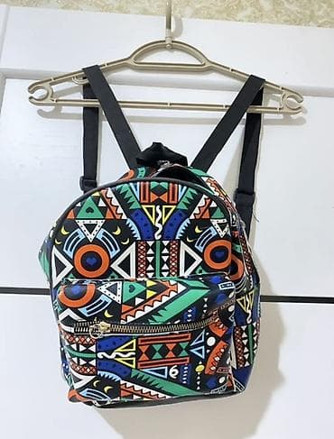 Uşaq üçün gündəlik Rəngli naxışlı mini bel çantası (backpack) -