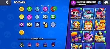 minalı silver: Brawl Stars hesabı – geniş skin kataloqu - Kataloqda bir neçə — 2