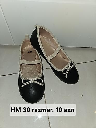 Rəng - Qara Baletkalar, Ölçü: 30, Qız üçün