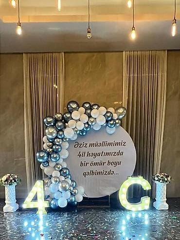 İstənilən zövqə uyğun dekorların quraşdırılması üçün bizə müraciət