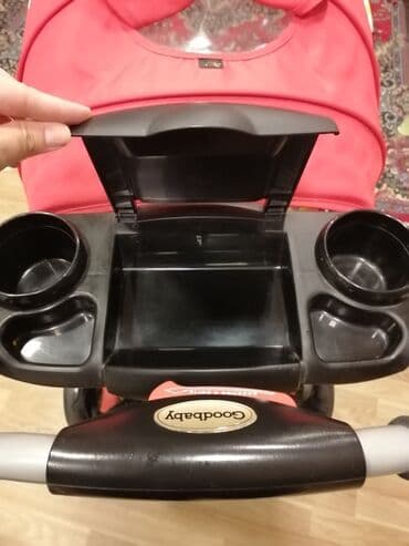 кресло для ребенка в машину: Qırmızı reng uşaq kolyaskası + Ana qucağı (maşın üçün oturacaq). Geniş — 3