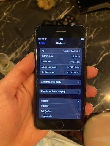 nintendo switch 2 el: IPhone SE 2020, 64 GB, Qara, Barmaq izi — 5