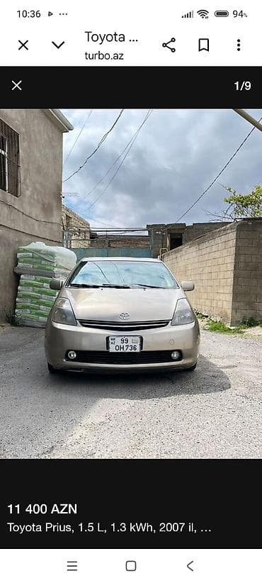 satılık atv: Toyota Prius: 1.5 l | 2007 il Hetçbek — 7
