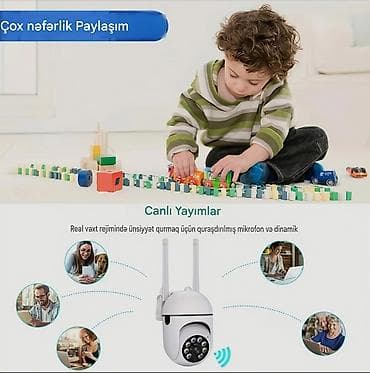 sony a 7 3: Çox funksiyalı 360° təhlükəsizlik kamerası. Kabelsizdir. İnternet — 7