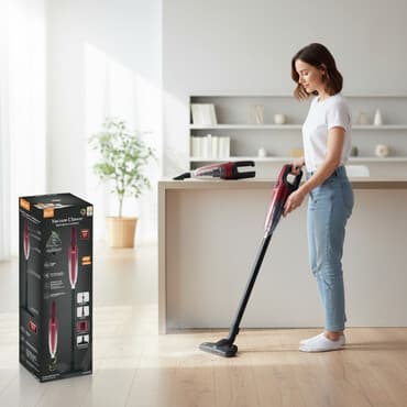 RAF Vacuum Cleaner R.8823R – 2-in-1 ştativ və əl tozsoranı - Güc