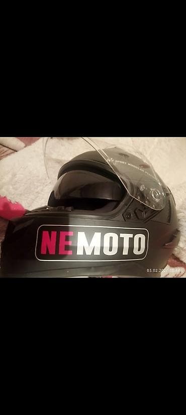 Su nəqliyyatı: Moto dəbilqə – sport/modular tipli - Rəng: mat qara - Korpus: yüngül — 4