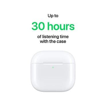 Yeni Simsiz (Bluetooth) Qulaqcıqlar, Apple, rəng - Ağ — 3