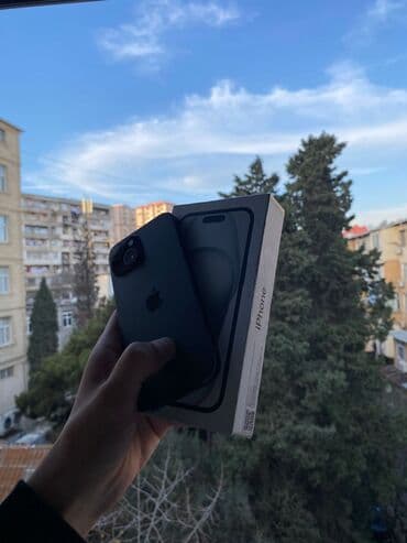 IPhone 15, 128 GB, Qara, Face ID