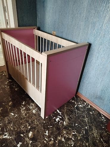 usag ucun: Uşaq beşiyi – taxta karkaslı, iki tərəfi barmaqlı dizayn - Material — 3