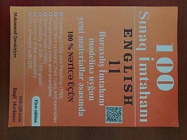 Тесты: Məhsul: “100 Sınaq İmtahanı – English 11” hazırlıq kitabı Təsvir: - — 7