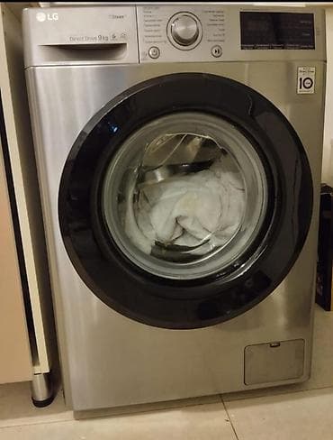 Стиральные машины: DenizLg paltaryuyan 9 kq Qiymet 500 azn tecili evden cixmalidir ela — 1