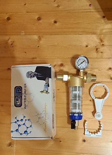 dentin pasta: Məhsul: GID Water Purifier – mexaniki ön filtr və manometrlə Təsvir — 1