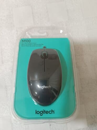 komputer sicanı: Kompüter sıçanı Logitech, təzədir upakovkada. 
Mous, mışka — 2