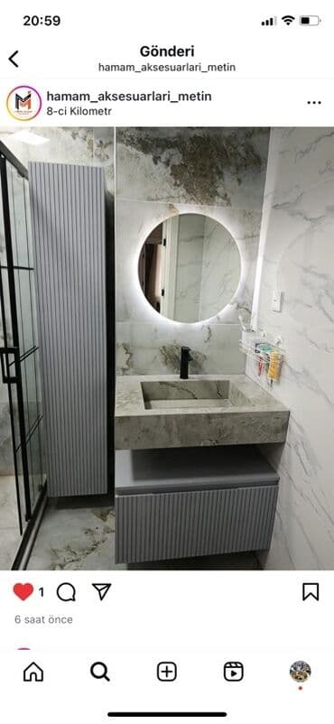 mermer moykalar: Bayram endrimlerinden yararlanin. Her nov hamam aksesuarların kombı — 1