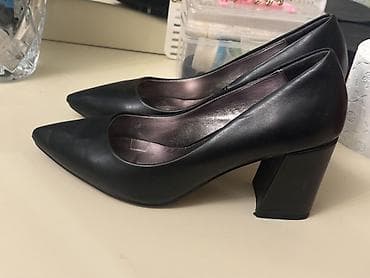 Кроссовки и спортивная обувь: Qadın klassik tufliləri – Euro Kiss - Rəng: qara - Model: sivri — 2