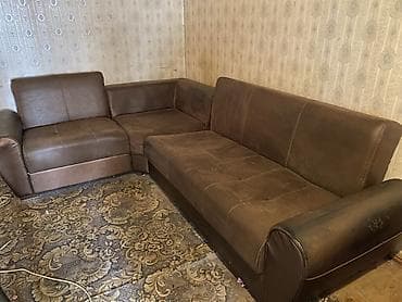 Künc divan, İşlənmiş, Açılan, Bazalı, Parça, Çatdırılma yoxdur