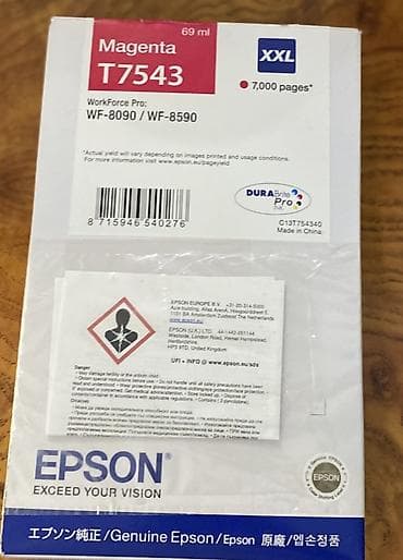 3d printer satilir: Epson orijinal mürəkkəb kartricləri – DuraBrite Pro INK, XXL tutum — 3