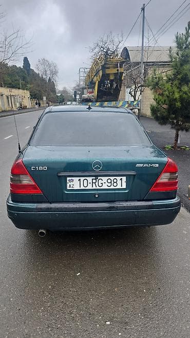 bmw e 39: Mercedes-Benz C-Class C180 sedan - Kuzov: sedan, yaşıl rəng - Model — 2