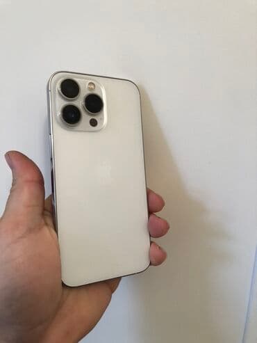 iphone 12 pro max baku: IPhone 13 Pro, 256 GB, Ağ, Simsiz şarj, Face ID — 1