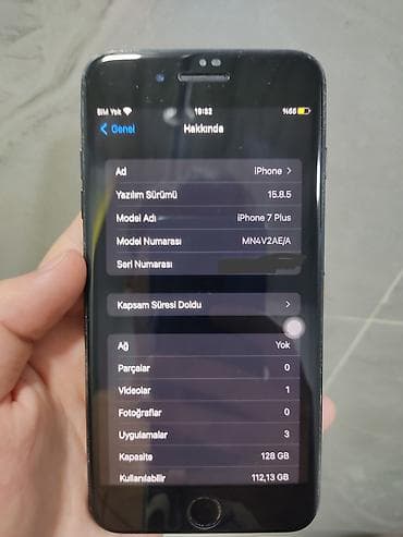 iphone 8 kamera: IPhone 7 Plus, 128 GB, Jet Black, Barmaq izi — 7