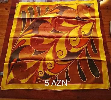 bas: Kvadrat formalı ipəkabənzər şərflər kolleksiyası - Model 1 – 3 AZN — 3
