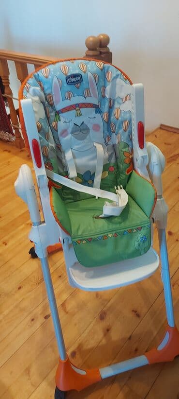 uşaq ucun yemek stolu: Chicco uşaq yemək stulu - Marka/model: Chicco (loqo üzərində) - Rahat — 1