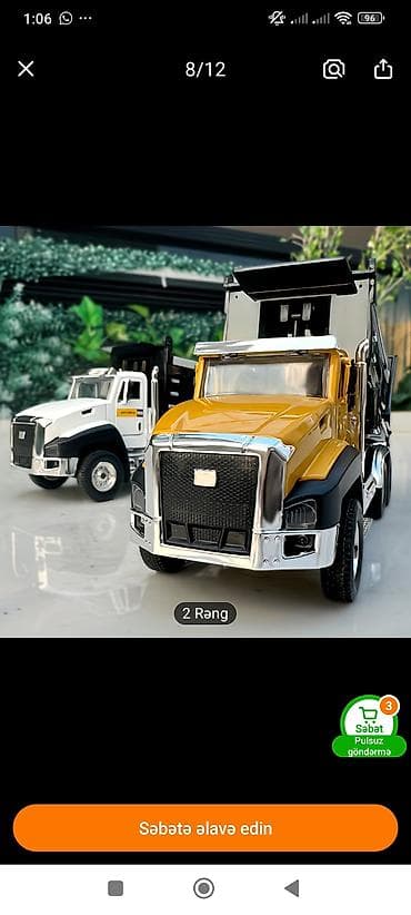 maşın satışı: Məhsul: MAX METAL Collection yükdaşıyan dump truck oyuncağı - — 3