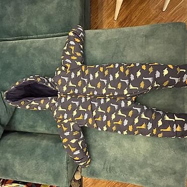 əyaqabi: Mothercare. Uşaq üçün qışlıq kombinezon - Model: kapüşonlu, tam bədən — 1