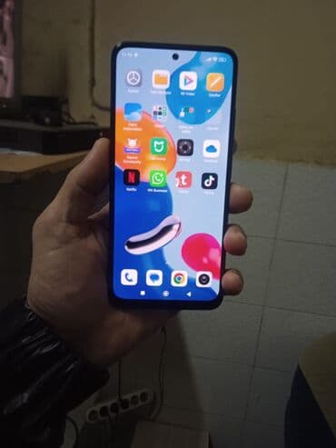 Apple iPhone: Redmi Note 11, 128 ГБ, цвет - Черный, Отпечаток пальца — 1