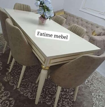 купить буфет в баку: Qonaq otağı üçün, Yeni, Açılan, 6 stul — 1